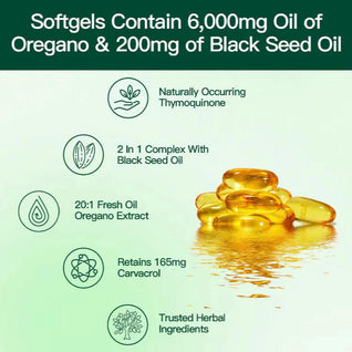 Oregano Oil Capsules Butter Soft Capsules 300 Tablets Soft Capsules
